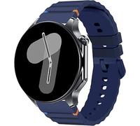Blueshaweu cinturino compatibile Smartwatch OnePlus Watch 3 43mm,cinturino di ricambio regolabile in filo intrecciato silicone compatibile per OnePlus Watch 3 43mm (Blu)