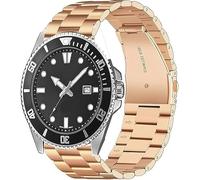 Blueshaweu Cinturino da 18 mm, 20 mm, 22 mm, compatibile con Casio Watch, Classic di alta qualità, in acciaio inox, compatibile con Casio MDV106-1AV / MDV107/F-91W, 20mm, Silicone, Nessuna pietra