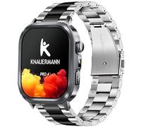 Blueshaweu Cinturino da 18 mm, 20 mm, 22 mm, compatibile con smartwatch Knauermann, classico, in acciaio inox, compatibile con Knauermann Pro 4 angoli/rotondi, Lite 4, Pro 4 Mini, 22mm, Nylon, Non