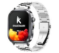 Blueshaweu Cinturino da 18 mm, 20 mm, 22 mm, compatibile con smartwatch Knauermann, classico, in acciaio inox, compatibile con Knauermann PRO 4 quadrato/rotondo, Lite 4, Pro 4 Mini, 18mm, Nylon, Non