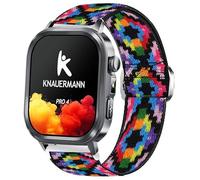 Blueshaweu Cinturino da 18 mm, 20 mm, 22 mm, compatibile con smartwatch Knauermann, morbido ed elastico, cinturino di ricambio compatibile con Knauermann PRO 4 quadrato/rotondo, Lite 4, Pro 4 Mini