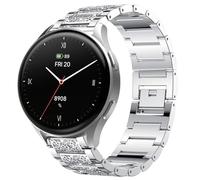 Blueshaweu Cinturino da 18 mm, 20 mm, compatibile con Hama Smartwatch 8900 1,32"/8900 1,43", cinturino in metallo di alta qualità, in acciaio inox, compatibile con Hama 8900, 20mm, Silicone, Nessuna