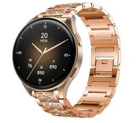 Blueshaweu Cinturino da 18 mm, 20 mm, compatibile con Hama Smartwatch 8900 1,32"/8900 1,43", cinturino in metallo di alta qualità, in acciaio inox, compatibile con Hama 8900, 18 mm, Silicone, Nessuna