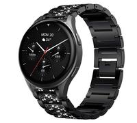 Blueshaweu Cinturino da 18 mm, 20 mm, compatibile con Hama Smartwatch 8900 1,32"/8900 1,43", cinturino in metallo di alta qualità, in acciaio inox, compatibile con Hama 8900, 18 mm, Silicone, Nessuna