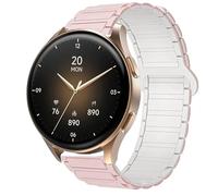 Blueshaweu Cinturino da 18 mm, 20 mm, compatibile con Hama Smartwatch 8900 1,32"/8900 1,43", morbido silicone, completamente magnetico, regolabile, compatibile con smartwatch Hama 8900, 20mm, silicone