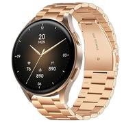 Blueshaweu Cinturino da 18 mm, 20 mm, compatibile con smartwatch Hama 8900 1,32"/8900 1,43", classico cinturino in acciaio inox, compatibile con smartwatch Hama 8900, 18 mm, silicone, Senza Gemme