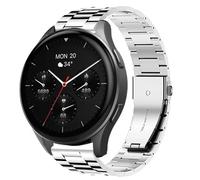 Blueshaweu Cinturino da 18 mm, 20 mm, compatibile con smartwatch Hama 8900 1,32"/8900 1,43", classico cinturino in acciaio inox, compatibile con smartwatch Hama 8900, 20mm, Silicone, Nessuna pietra