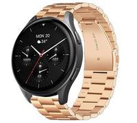 Blueshaweu Cinturino da 18 mm, 20 mm, compatibile con smartwatch Hama 8900 1,32"/8900 1,43", classico cinturino in acciaio inox, compatibile con smartwatch Hama 8900, 20mm, Silicone, Nessuna pietra