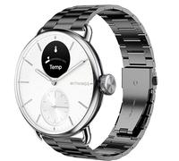 Blueshaweu Cinturino da 18 mm, 20 mm, compatibile con smartwatch Withings, classico, in acciaio inox, per ScanWatch 2, 38 mm, ScanWatch 2, 42 mm, 20mm