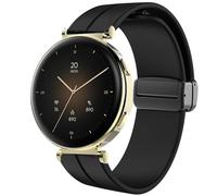 Blueshaweu Cinturino da 18 mm, compatibile con Hama Smartwatch 7000 1,32", morbido silicone Dual Magnetic Regolabile Bracciali Compatibile con Hama 7000 Smartwatch, Große, silicone, Senza Gemme