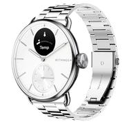 Blueshaweu - Cinturino da 18 mm e 20 mm compatibile con Withings Smartwatch, cinturino in acciaio classico per ScanWatch 2 38 mm/ ScanWatch 2 42 mm, 18mm