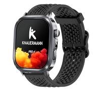 Blueshaweu Cinturino da 20 mm e 22 mm, compatibile con smartwatch Knauermann, in morbido silicone traspirante, impermeabile, compatibile con Knauermann PRO 4 quadrato/rotondo, Lite 4, 22mm, Nylon, Non