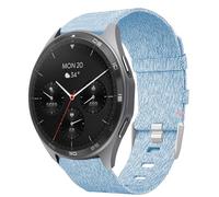 Blueshaweu Cinturino da 22 mm, compatibile con Hama 7010 (1,43"), 6010 (1,65"), 6910 (1,28"), cinturino di ricambio in nylon per smartwatch Hama 7010/6010/6910, Große, Silicone, Nessuna pietra