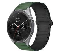 Blueshaweu Cinturino da 22 mm, compatibile con Hama 7010 (1,43"), 6010 (1,65"), 6910 (1,28"), morbido silicone, completamente magnetico, regolabile, compatibile con smartwatch Hama 7010/6010/6910