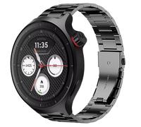 Blueshaweu Cinturino da 22 mm, compatibile con Motorola Moto Watch 2026, classico, in acciaio inox, compatibile con smartwatch Motorola Moto Watch da 1,43"