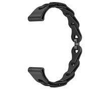 Blueshaweu Cinturino da donna compatibile con orologio da 14 mm, 16 mm, 18 mm, sottile, a catena, elegante, in silicone, di ricambio, 16mm