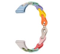 Blueshaweu Cinturino da donna compatibile con orologio da 14 mm, 16 mm, 18 mm, sottile, a catena, elegante, in silicone, di ricambio, 14 mm