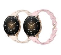 Blueshaweu Cinturino da donna da 18 mm, 20 mm, compatibile con Hama 8900 1,32"/8900 1,43", sottile, elegante, in silicone, compatibile con smartwatch Hama 8900, 18 mm, Silicone, Nessuna pietra