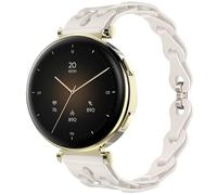 Blueshaweu Cinturino da donna da 18 mm, compatibile con Hama Smartwatch 7000 1,32", sottile, a catena, elegante, in silicone, compatibile con smartwatch Hama 7000, Große, Silicone, Non pietra preziosa