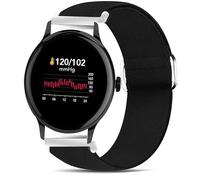 Blueshaweu Cinturino di ricambio regolabile in nylon elasticizzato per smartwatch Sekonda, compatibile con Sekonda Flex da 42 mm, Active 1909, Active Plus, ecc, 22mmSize, Nylon, Nessuna pietra