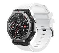 Blueshaweu cinturino è compatibile con Amazfit T-Rex 3, cinturino in silicone sportivo aSmontaggio rapido 22mm compatibile con Amazfit T-Rex 3 48mm, Balance,Bip 5,GTR Mini etc serie(22mm, bianco)