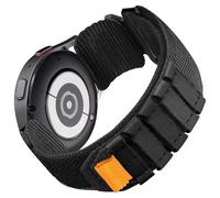 Blueshaweu cinturino è compatibile con Amazfit T-Rex 3,robusto cinturino sportivo in nylon e di un design ad anello intrecciato, per T-Rex 3 48mm,Balance,Bip 5,GTR Mini.(22mm, Cross nero)