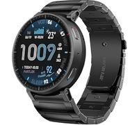Blueshaweu Cinturino in Acciaio Inossidabile Compatibile per Amazfit Active Max 1,5" -22mm Cinturino Regolabile e Resistente, per Active Max,T-Rex 3, Bip 6, Balance, Balance 2 y (Argento)