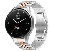Blueshaweu Cinturino in metallo da 18 mm, 20 mm, compatibile con Hama Smartwatch 8900 1,32"/8900 1,43", cinturino regolabile in acciaio inox, compatibile con smartwatch Hama 8900, 20mm, Silicone