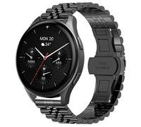 Blueshaweu Cinturino in metallo da 18 mm, 20 mm, compatibile con Hama Smartwatch 8900 1,32"/8900 1,43", cinturino regolabile in acciaio inox, compatibile con smartwatch Hama 8900, 18 mm, Silicone