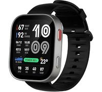 Blueshaweu Cinturino in Silicone Compatibile con Amazfit Bip MAX 50mm Smartwatch 2,07" - Cinturino Classico, Regolabile e Impermeabile e Ultra Comfortevole per Bip MAX (Nero)