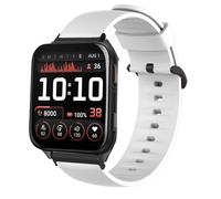 Blueshaweu Cinturino in Silicone Compatibile con Garmin Venu X1 Smartwatch-sgancio rapido 24mm,Cinturino Classico,Regolabile e Impermeabile e Ultra Comfortevole per Smartwatch Venu X1 (Bianco)