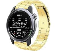 Blueshaweu Cinturino per Mibro GS Explorer/GS Pro 2/GS Active 2 Smartwatch, Cinturino in Acciaio Inossidabile Compatibile con Mibro GS Explorer/GS Pro 2/GS Active 2 Smartwatch (Oro)