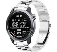Blueshaweu Cinturino per Mibro GS Explorer/GS Pro 2/GS Active 2 Smartwatch, Cinturino in Acciaio Inossidabile Compatibile con Mibro GS Explorer/GS Pro 2/GS Active 2 Smartwatch (Argentato)