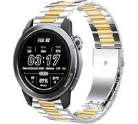 Blueshaweu Cinturino per Mibro GS Explorer/GS Pro 2/GS Active 2 Smartwatch, Cinturino in Acciaio Inossidabile Compatibile con Mibro GS Explorer/GS Pro 2/GS Active 2 Smartwatch (Argento Oro)