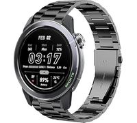 Blueshaweu Cinturino per Mibro GS Explorer/GS Pro 2/GS Active 2 Smartwatch, Cinturino in Acciaio Inossidabile Compatibile con Mibro GS Explorer/GS Pro 2/GS Active 2 Smartwatch (Nero)
