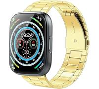 Blueshaweu Cinturino per Mibro Puqo Smartwatch T80 1,95" Smartwatch, Cinturino in Acciaio Inossidabile Compatibile con Puqo T80/Cillso T80 1,95" (Oro)