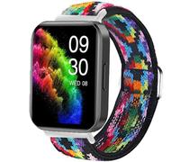 Blueshaweu Cinturino per smartwatch RUIMEN D1, regolabile in tessuto, morbido ed elastico, cinturino di ricambio per smartwatch RUIMEN D1/H1