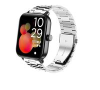 Blueshaweu Cinturino per Tensky T011 1,8" Smartwatch, Cinturino in Acciaio Inossidabile Compatibile con Tensky T011 1,8" Smartwatch (argentato)