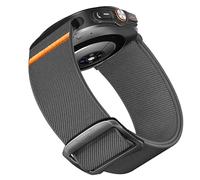 Blueshaweu Cinturino per W40 1,43" Smartwatch-22mm Cinturino Sportivo in Nylon Robusto con Sgancio Rapido,Design Intrecciato ad Anello,Compatibile per Blackview/IOWODO W40 1,43" Smartwatch (Grigio)