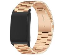 Blueshaweu Cinturino per WHOOP PEAK+Custodia protezione,Cinturino in Acciaio Inossidabile Compatibile con WHOOP 5.0 PEAK, LIFE MG, One, 4.0, 3.0 (Oro Rosa)