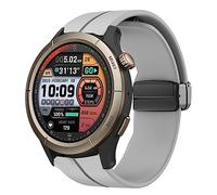 Blueshaweu Cinturino sportivo compatibile per Amazfit Cheetah Pro,cinturino regolabile con magnetica in silicone per Amazfit Cheetah Pro/Cheetah/GTR 47mm / GTR 2 / GTR 3 Smartwatch (grigio)