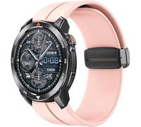 Blueshaweu Cinturino sportivo compatibile per Mibro GS Explorer/GS Pro 2/GS Active 2,22mm cinturino regolabile con magnetica in silicone compatibile per Mibro GS Smart Watch (Rosa)