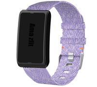 Blueshaweu Classico,Regolabile e Ultra Comfortevole Nylon Cinturino di ricambio Compatibile per Amazfit Helio Strap, cinturino in nylon Compatibile per Helio Strap (Violetta)
