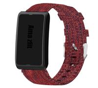 Blueshaweu Classico,Regolabile e Ultra Comfortevole Nylon Cinturino di ricambio Compatibile per Amazfit Helio Strap, cinturino in nylon Compatibile per Helio Strap (Rosso)