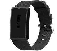 Blueshaweu Classico,Regolabile e Ultra Comfortevole Nylon Cinturino di ricambio Compatibile per Amazfit Helio Strap, cinturino in nylon Compatibile per Helio Strap (Nero)