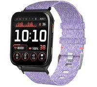 Blueshaweu Classico,Regolabile e Ultra Comfortevole Nylon Cinturino di ricambio Compatibile per Garmin Smartwatch Venu X1, cinturino in nylon Compatibile per Venu X1 (Violetta)