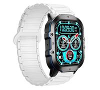 Blueshaweu Compatibile con cinturini OUKITEL Smart Watch, cinturino sportivo in silicone da 22 mm compatibile con smartwatch OUKITEL BT10, BT20, BT80, BT101, BT103, 22mm, Silicone, Nessuna pietra
