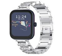 Blueshaweu Compatibile con smartwatch della serie RADLEY da 18 mm, 20 mm, 22 mm, gioiello scintillante in metallo, accessorio sportivo compatibile con orologi RADLEY Series 32/20/19/46/10 (argento, 20