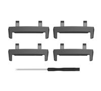 Blueshaweu Compatibile per Amazfit T-Rex 3 Adattatore, 22mm a T-Rex 3 Kit Connettore in acciaio inossidabile per l'adattatore hardware cinturino intercambiabili(nero+nero)