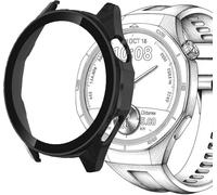 Blueshaweu Cover Compatibile per Huawei GT6 46mm/41mm Smartwatch, Vetro Temperato Case Duro PC Protettivo Antiurto Custodia Compatibile con Huawei GT6 46mm/41mm (Nero, HW GT6 41mm)
